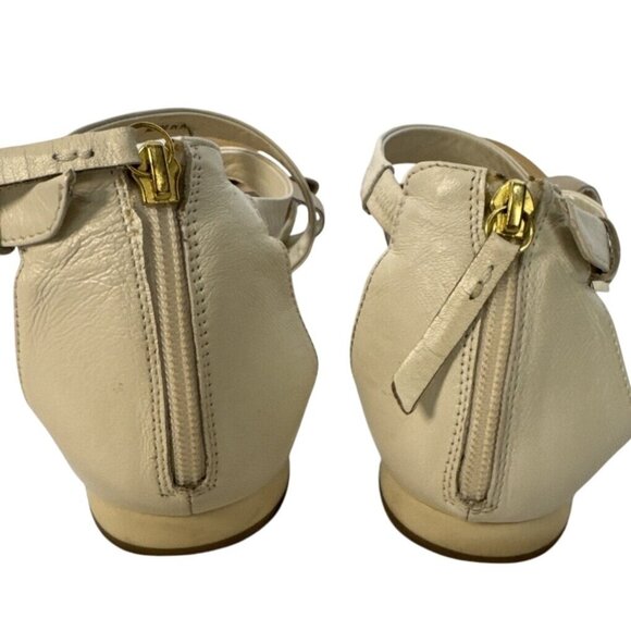 Geox Respira L Womens Beige & Taupe Leather Strappy Sandals Size 11 - Picture 7 of 8